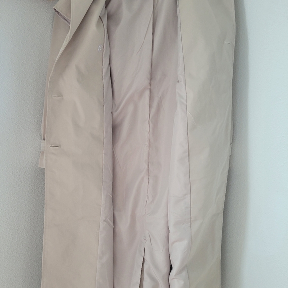 NOIZE NWT Evelyn Tan Classic Trench Coat Sz Sm - Vegan/Recycled Products Used - Picture 10 of 12
